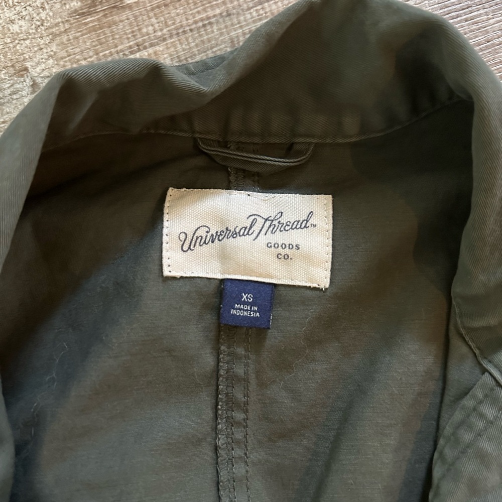 Universal Thread Olive Green Utility Jacket - Picture 6 of 6